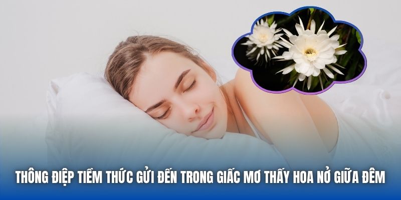 Thông điệp tiềm thức gửi đến trong giấc mơ thấy hoa nở giữa đêm 