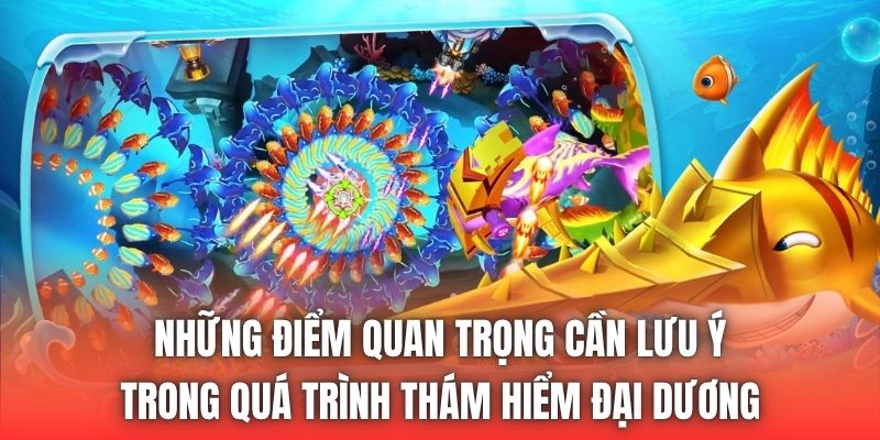 Những điểm quan trọng cần lưu ý trong quá trình thám hiểm đại dương